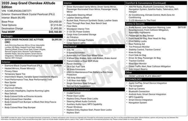 Thumbnail: 2020 Jeep Grand Cherokee - 4