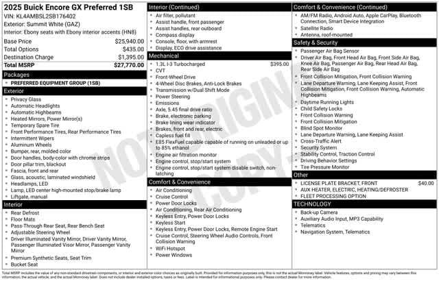 Thumbnail: 2025 Buick Encore GX - 4