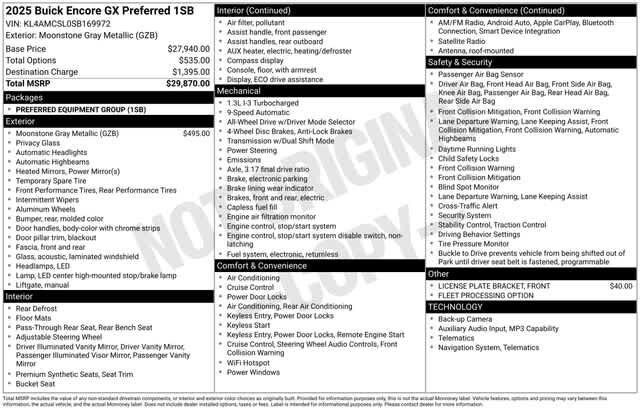 Thumbnail: 2025 Buick Encore GX - 4