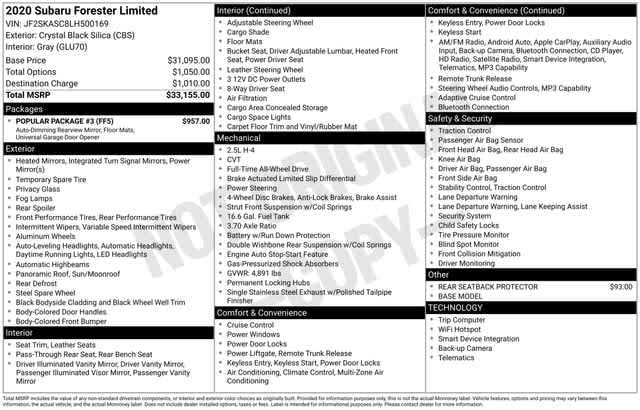 Thumbnail: 2020 Subaru Forester - 4