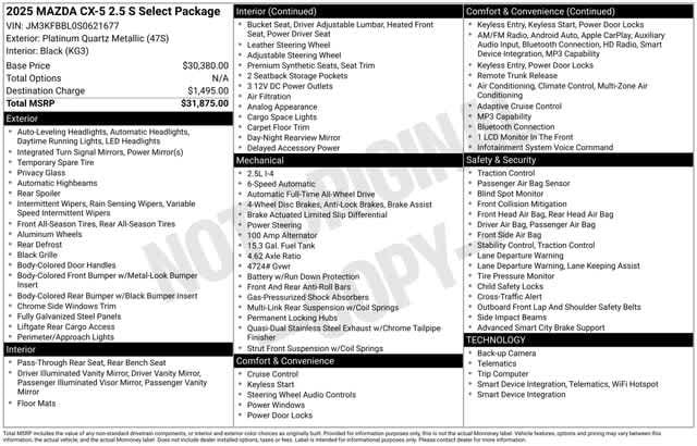 Thumbnail: 2025 Mazda CX-5 - 4