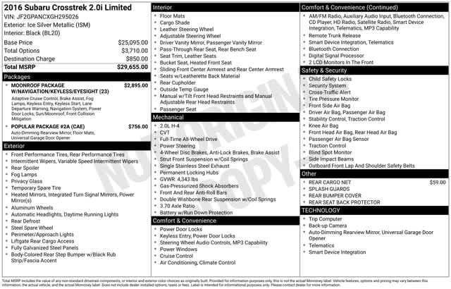 Thumbnail: 2016 Subaru Crosstrek - 4