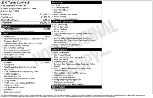 Thumbnail: 2013 Toyota Corolla - 4