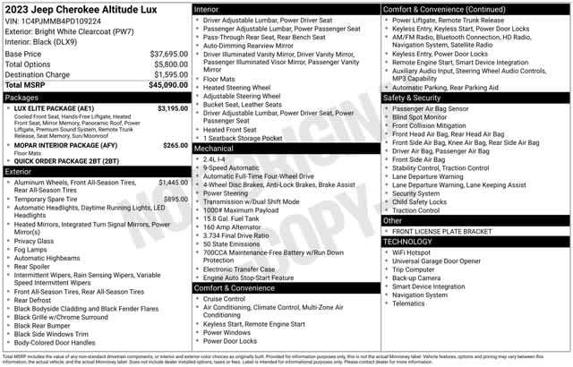 Thumbnail: 2023 Jeep Cherokee - 4