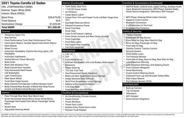 Thumbnail: 2021 Toyota Corolla - 4