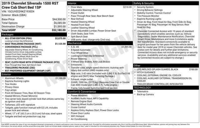 Thumbnail: 2019 Chevrolet Silverado 1500 - 4