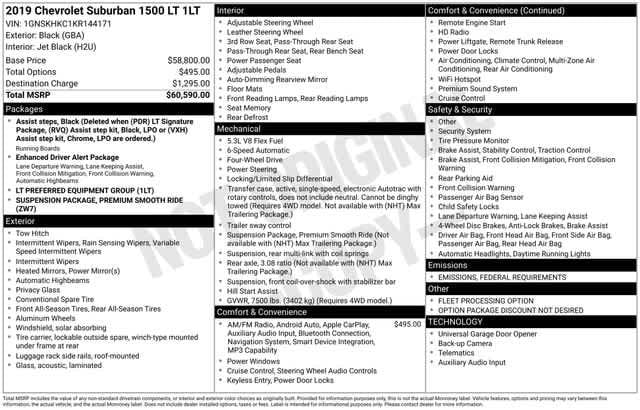 Thumbnail: 2019 Chevrolet Suburban - 4