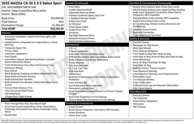 Thumbnail: 2025 Mazda CX-30 - 4