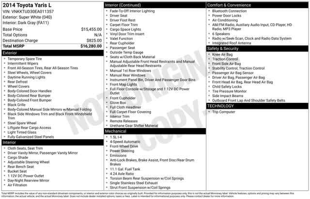 Thumbnail: 2014 Toyota Yaris - 4