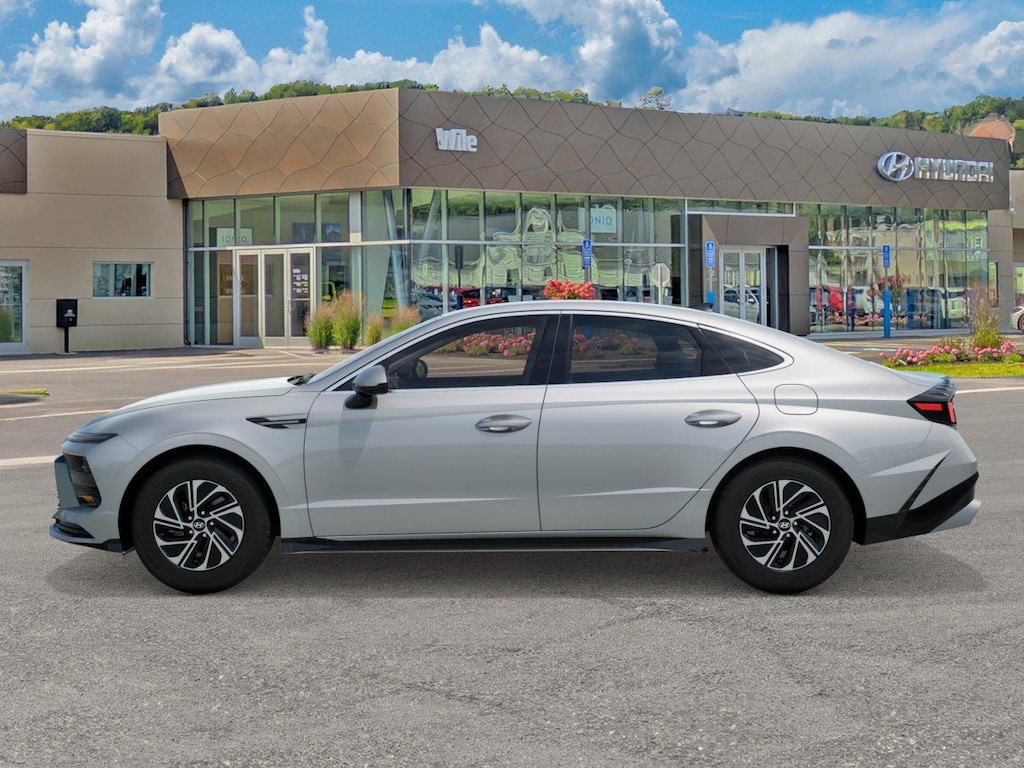 New 2026 Hyundai Sonata Hybrid Blue Sedan