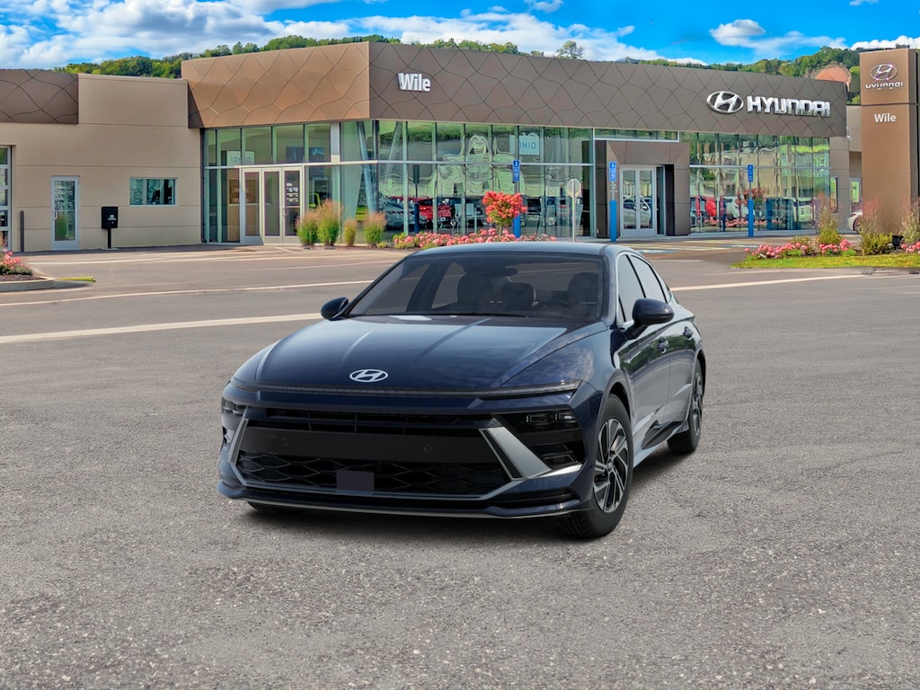 New 2026 Hyundai Sonata Hybrid Blue Sedan