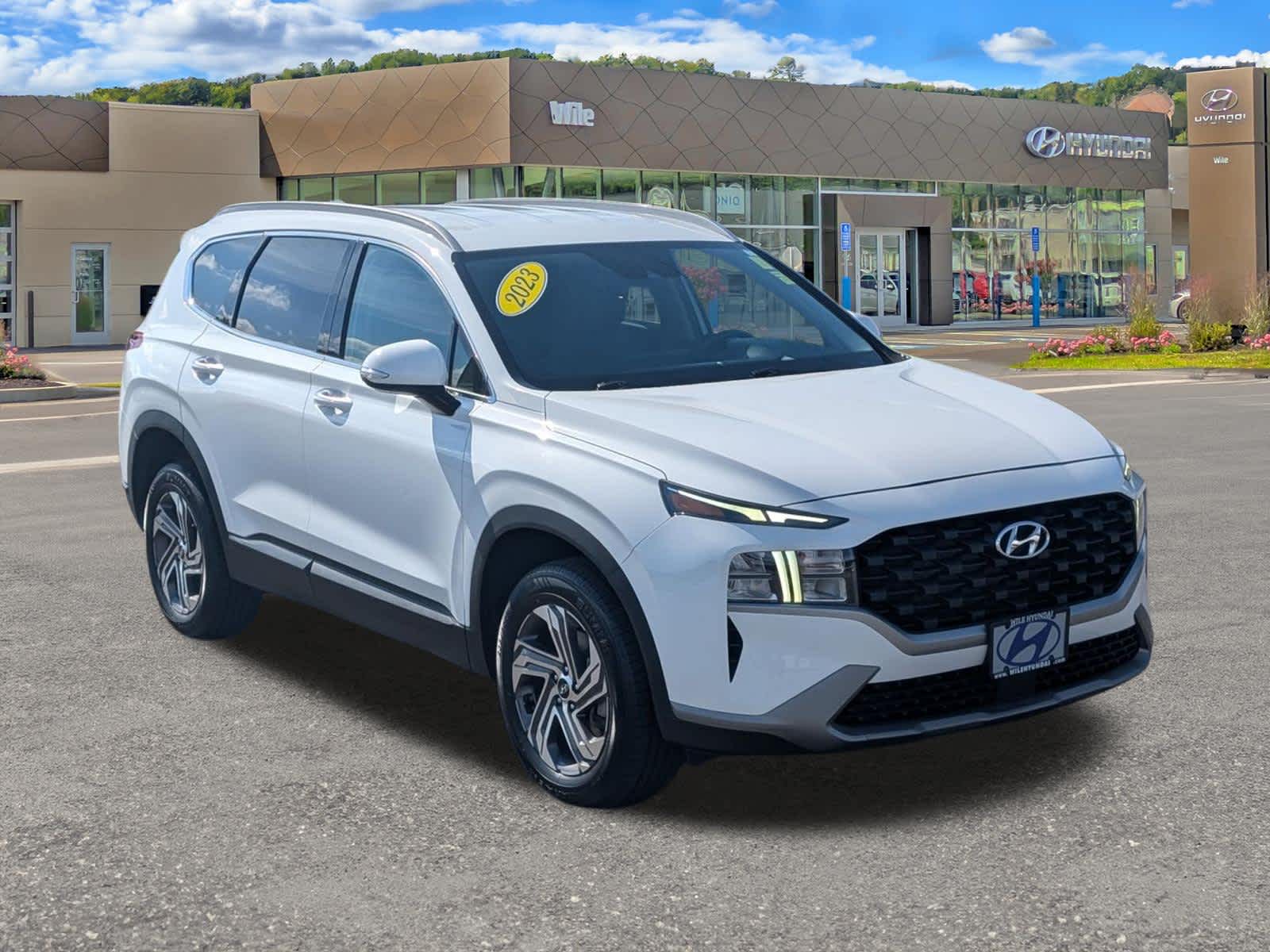 Serenity White Pearl 2023 Hyundai Santa Fe SUV / Crossover All-Wheel Drive Automatic