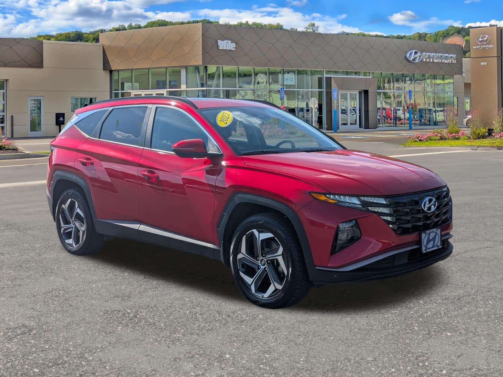 Calypso Red 2023 Hyundai Tucson SUV / Crossover All-Wheel Drive Automatic