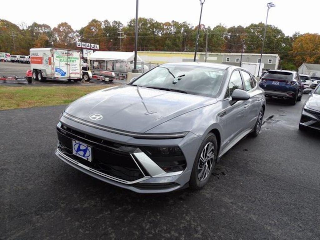 New 2026 Hyundai Sonata Hybrid Blue Sedan