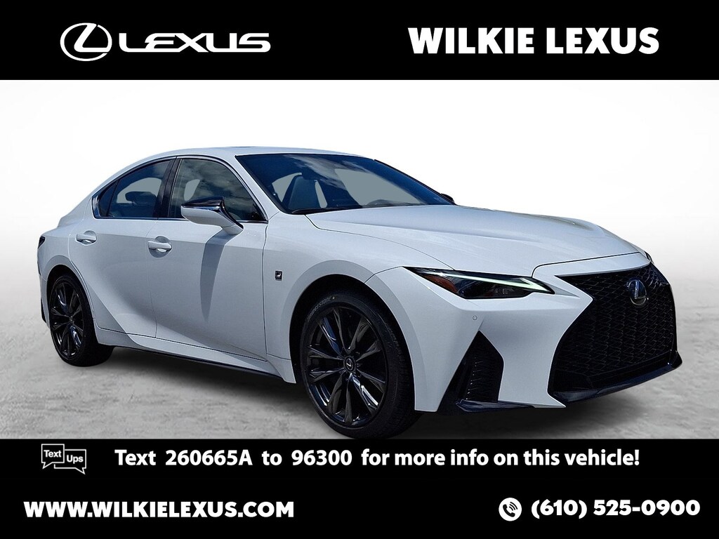 Certified 2024 Lexus IS 350 F SPORT AWD Sedan