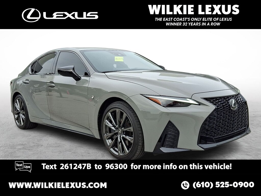 Certified 2025 Lexus IS 350 F SPORT AWD Sedan