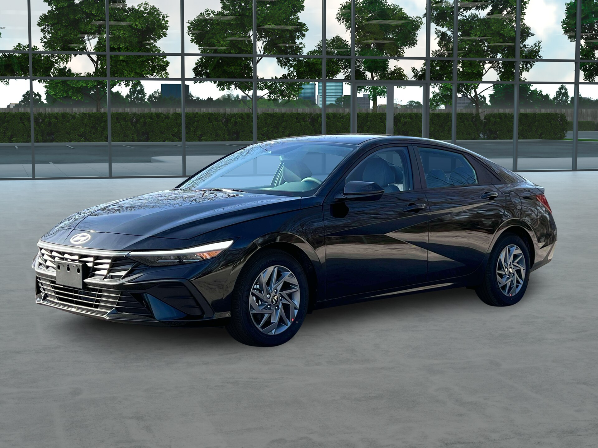 2025 Hyundai Elantra Hybrid Blue photo 2