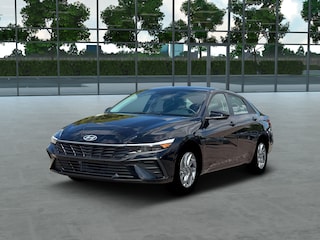 2026 Hyundai Elantra Hybrid Blue Sedan
