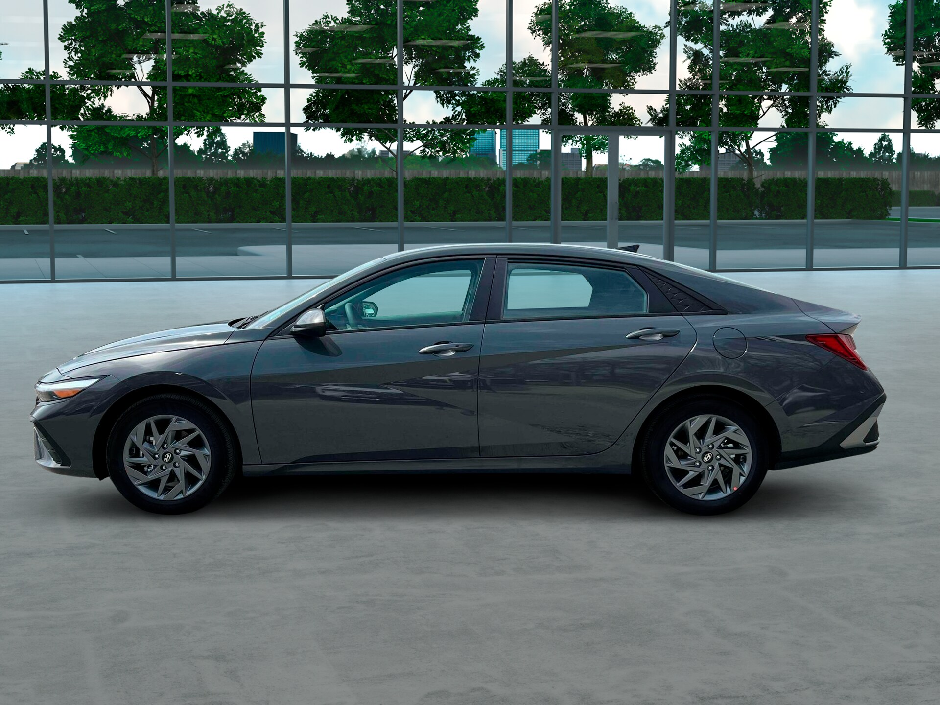 2025 Hyundai Elantra Hybrid Blue photo 3