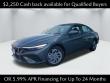 New 2025 Hyundai Elantra Hybrid Blue Sedan