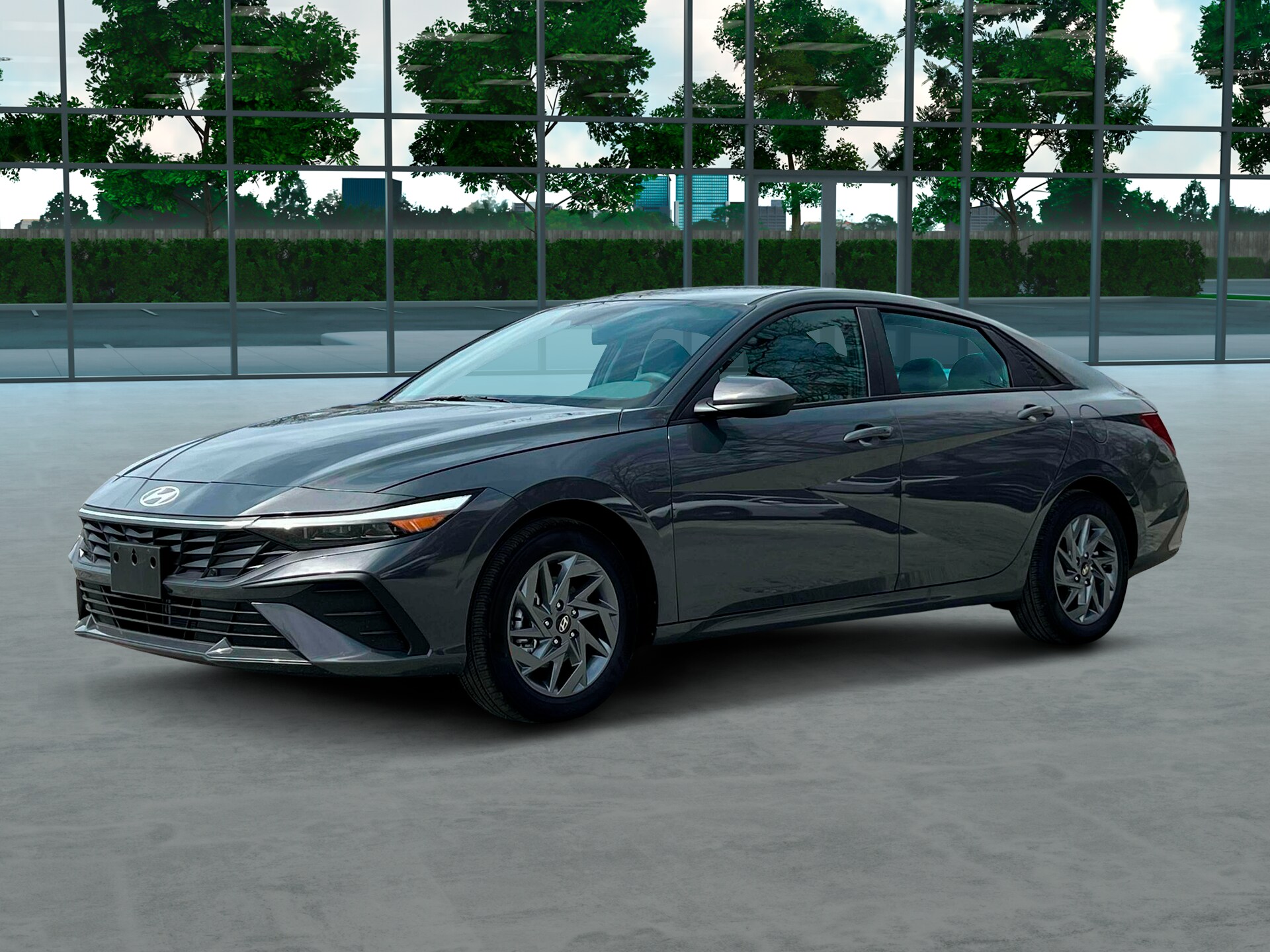 2025 Hyundai Elantra Hybrid Blue photo 2