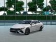 New 2026 Hyundai Elantra Hybrid Blue Sedan