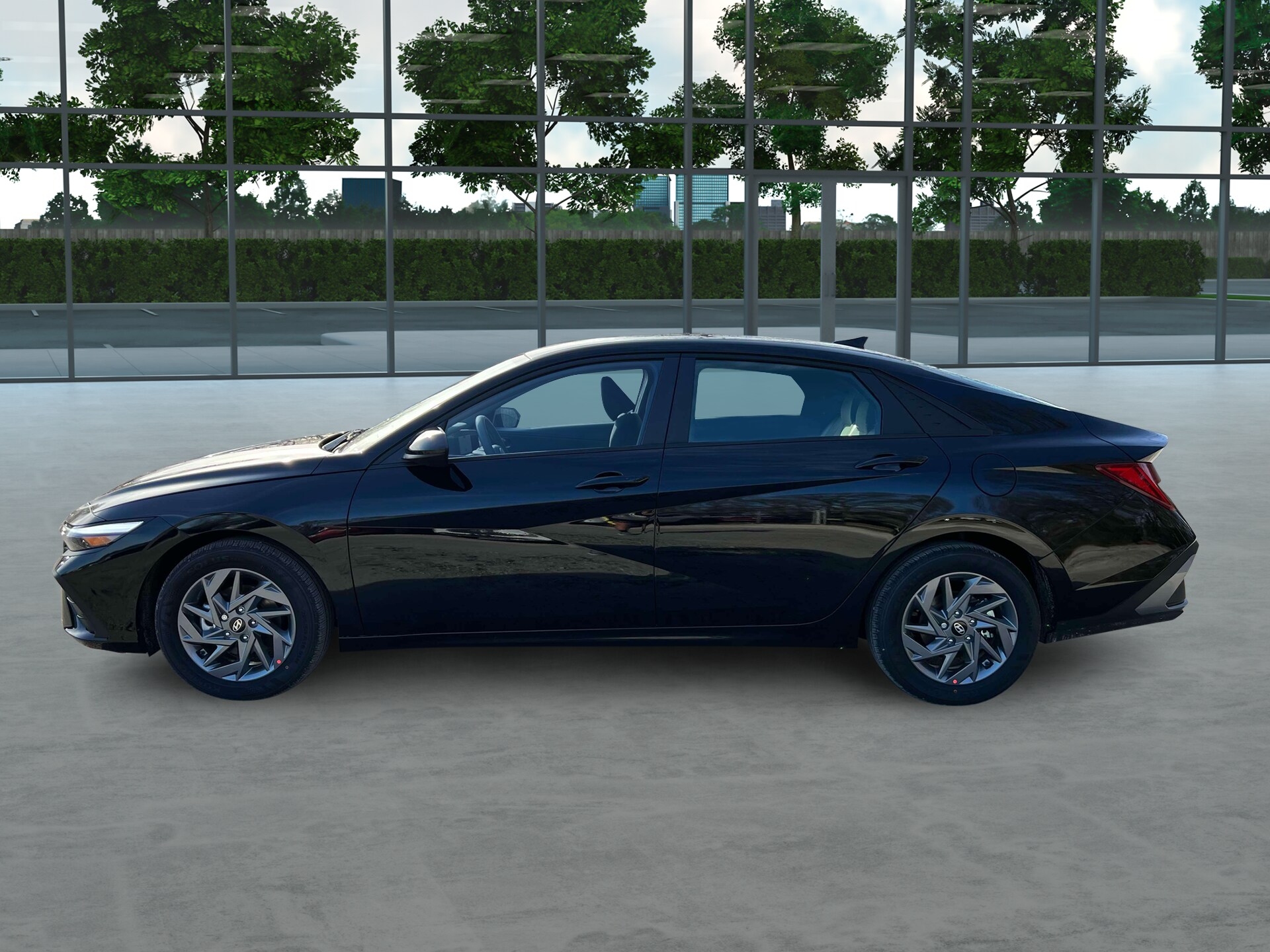 2025 Hyundai Elantra Hybrid Blue photo 3