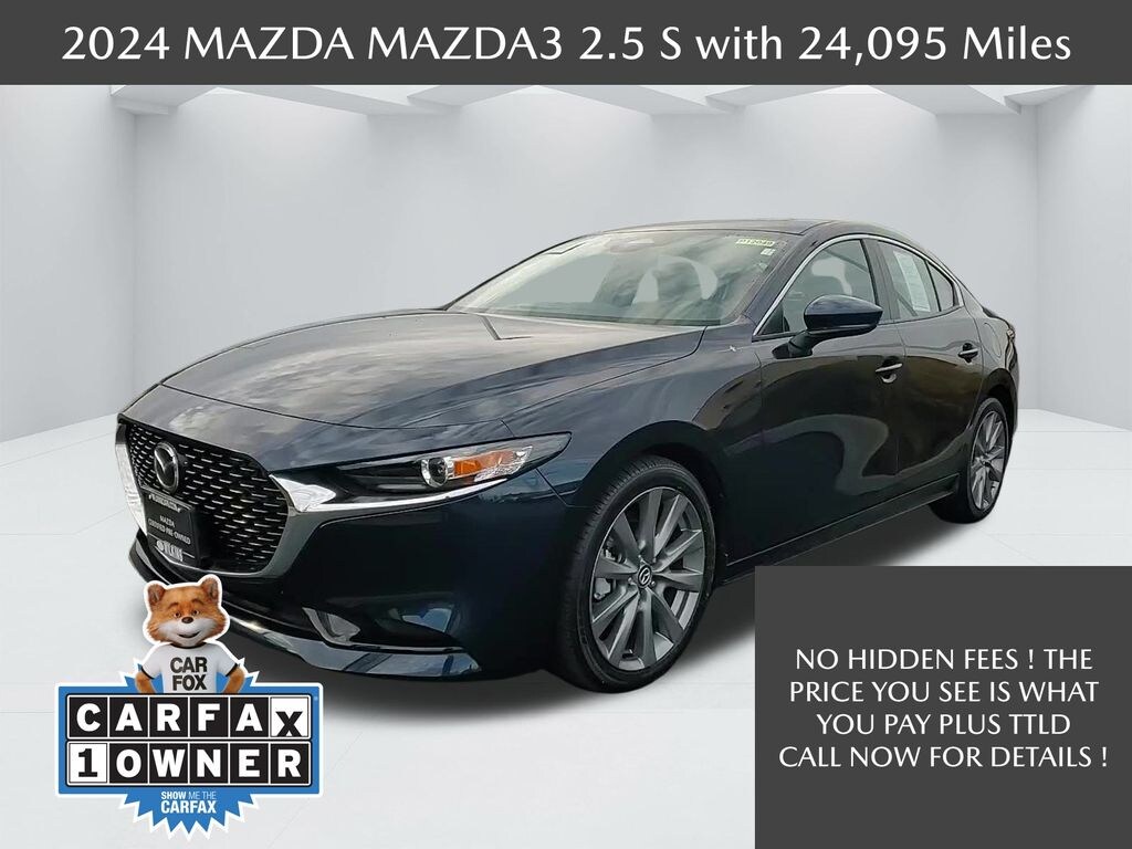 Certified 2024 Mazda Mazda3 2.5 S Preferred Package Sedan