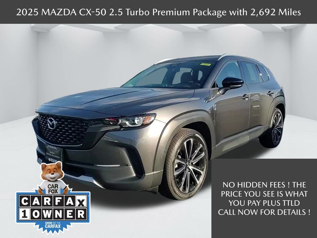 Certified 2025 Mazda CX-50 2.5 Turbo Premium Package SUV