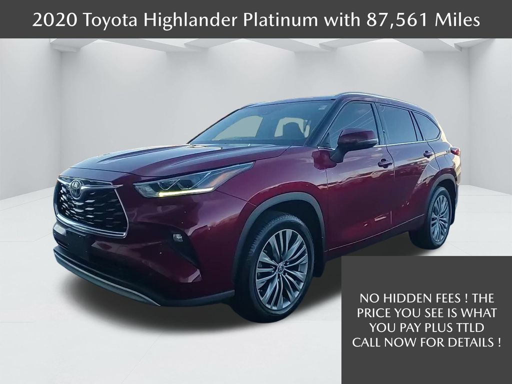 2020 Toyota Highlander Platinum's photo