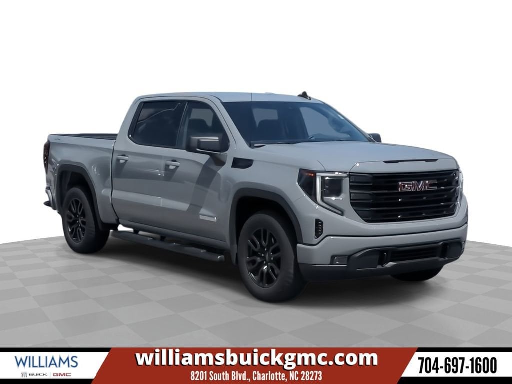 Thunderstorm Gray 2024 GMC Sierra 1500 Elevation Standard Crew Cab 4WD Pickup Truck Four-Wheel Drive 8-Speed Automatic