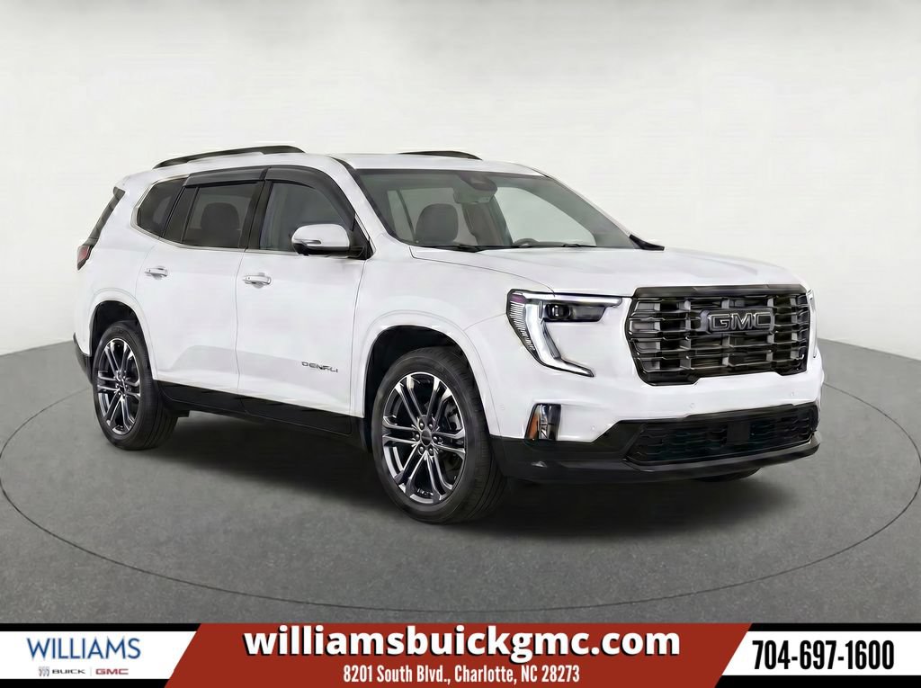 Glacier White Tricoat 2026 GMC Acadia SUV / Crossover Four-Wheel Drive 8-Speed Automatic
