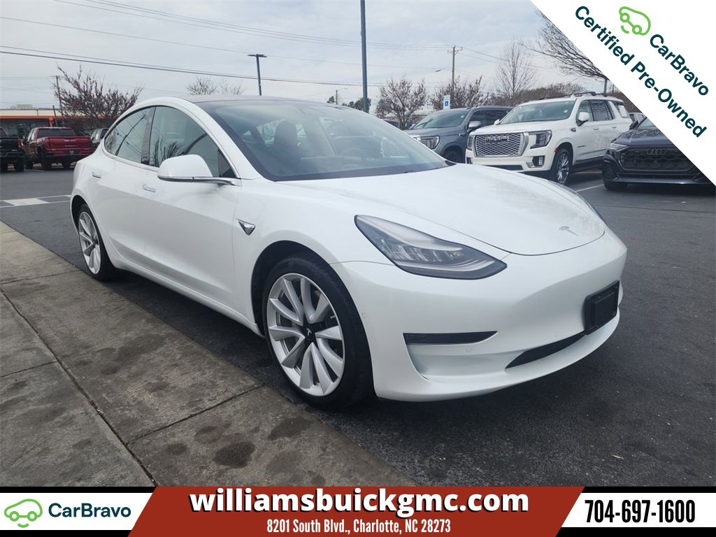 Used 2019 Tesla Model 3 Base with VIN 5YJ3E1EA8KF472537 for sale in Charlotte, NC
