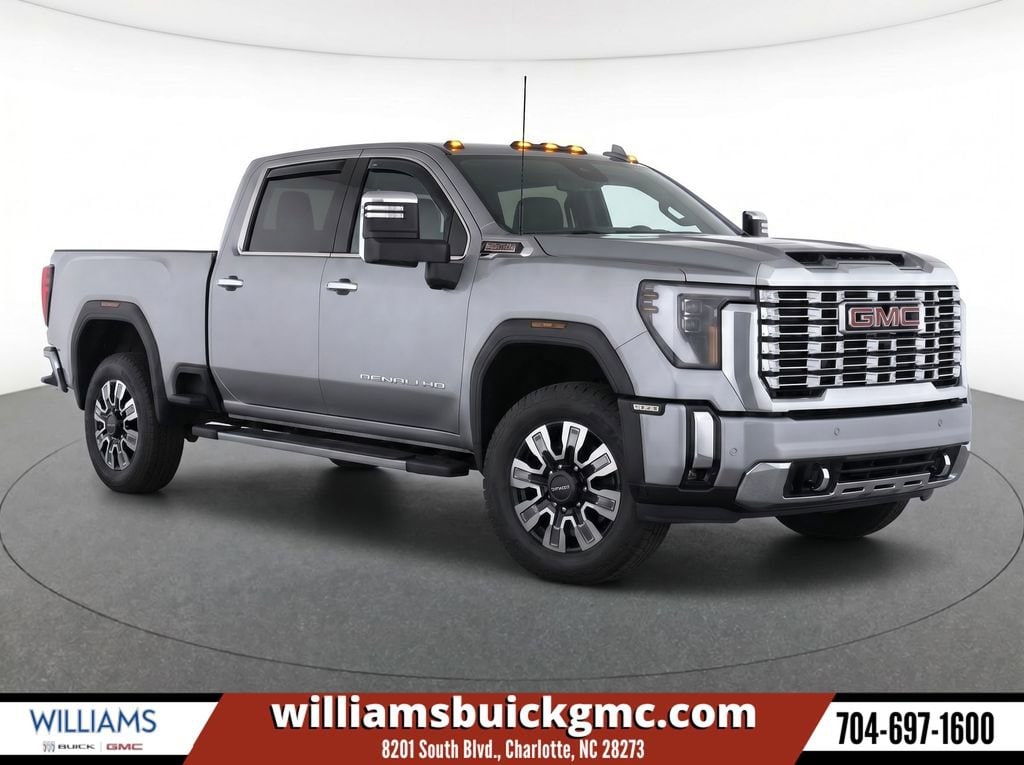 Sterling Metallic 2025 GMC Sierra 2500HD Denali Crew Cab 4WD Pickup Truck Four-Wheel Drive 10-Speed Automatic
