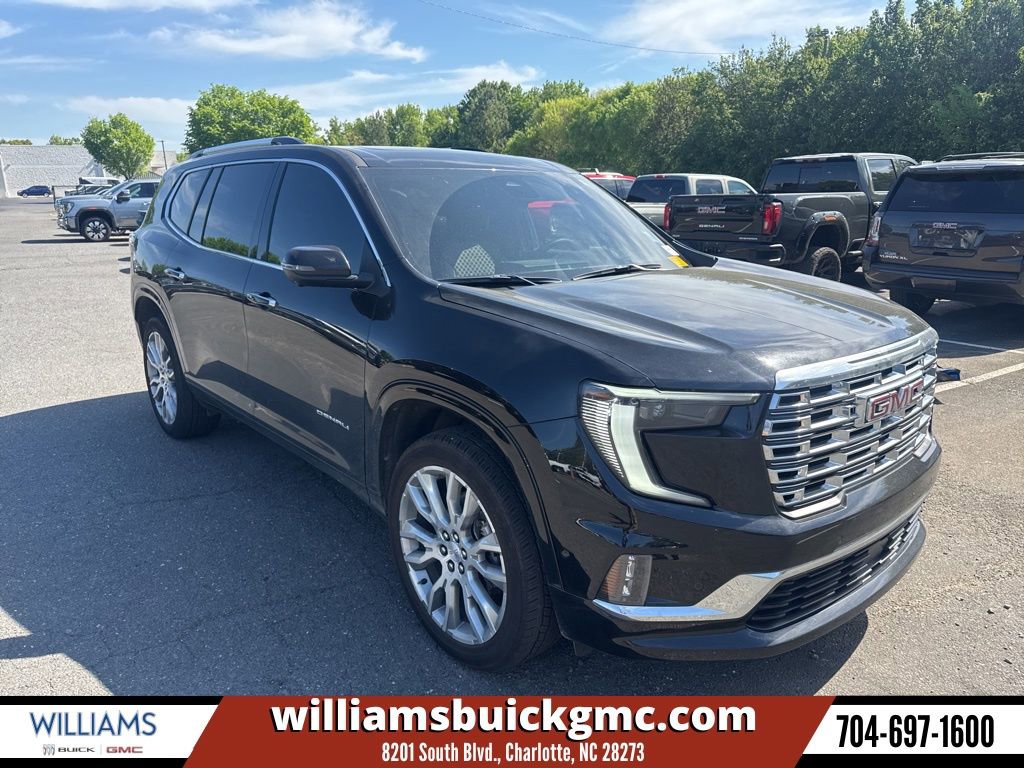 Black (Ebony Twilight Metallic) 2025 GMC Acadia Denali AWD SUV / Crossover Four-Wheel Drive Automatic