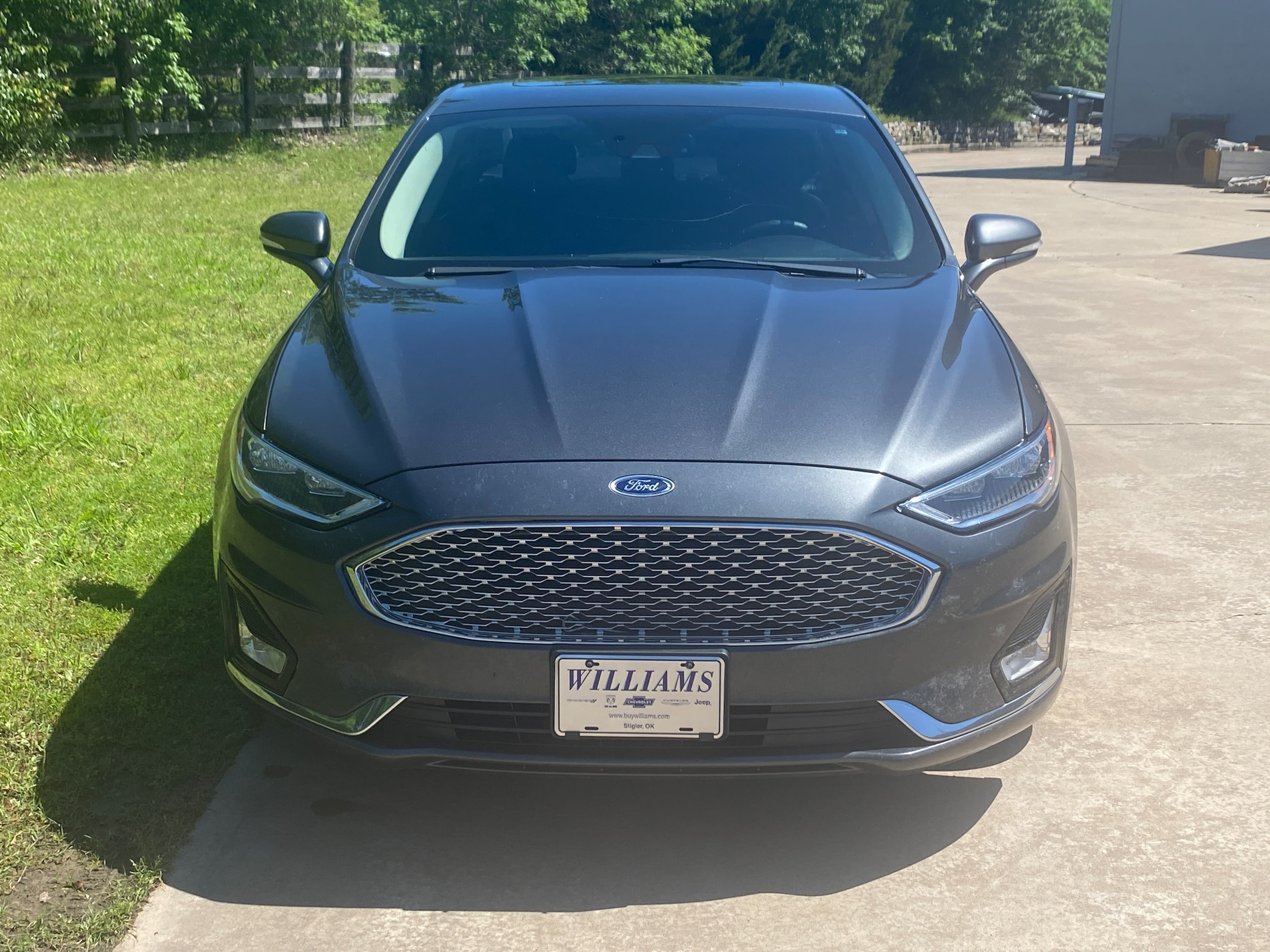 Used 2020 Ford Fusion Titanium with VIN 3FA6P0D97LR204478 for sale in Stigler, OK