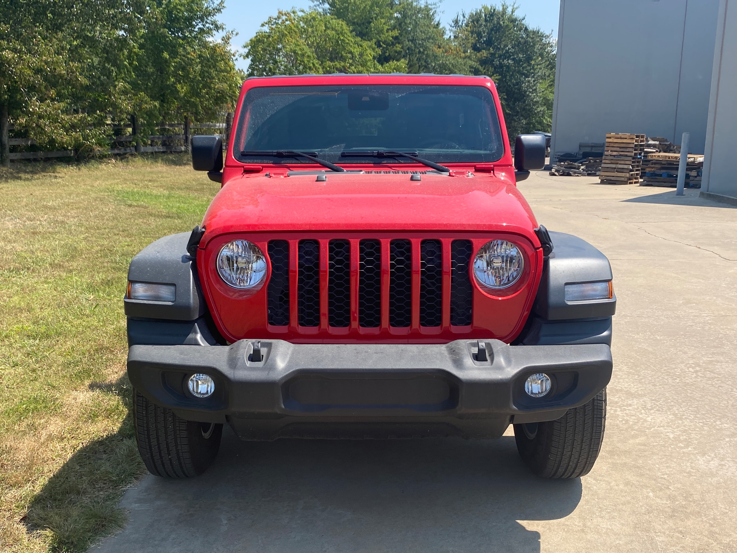 Used 2024 Jeep Wrangler 2-Door Sport S with VIN 1C4PJXAN4RW155627 for sale in Stigler, OK