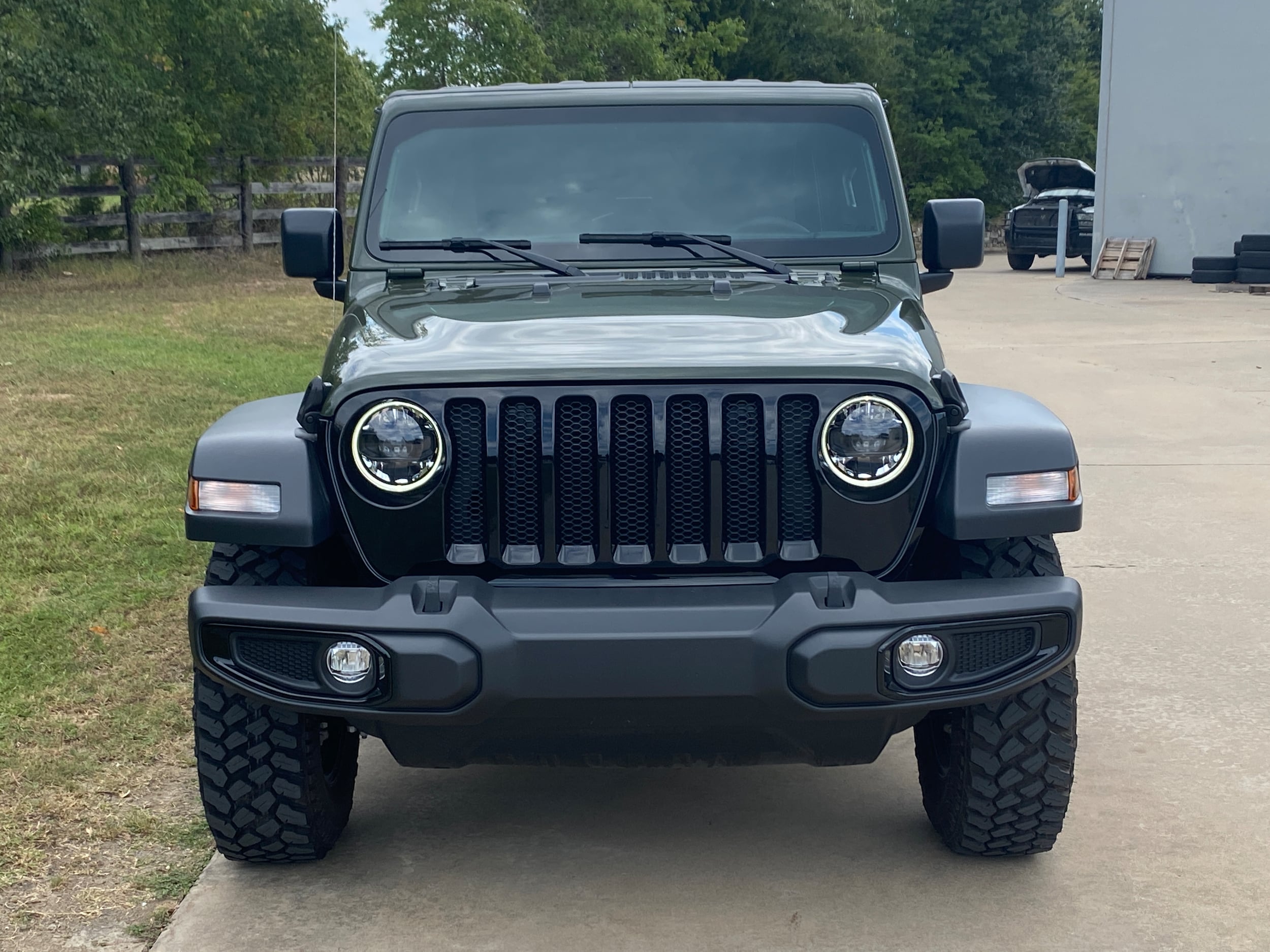 Used 2023 Jeep Wrangler 4-Door Willys with VIN 1C4HJXDN6PW523030 for sale in Stigler, OK