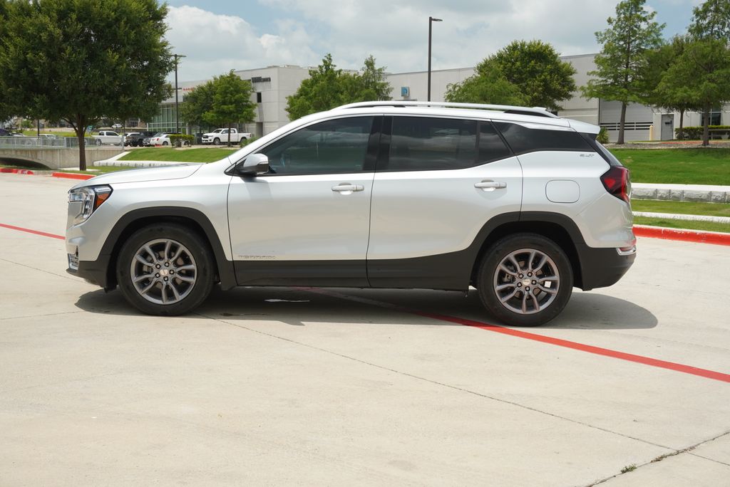 Used 2022 GMC Terrain SLT with VIN 3GKALPEV1NL223218 for sale in Weatherford, TX