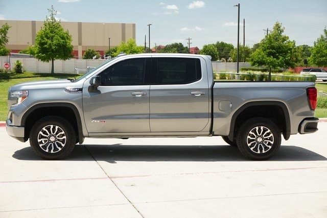 Used 2021 GMC Sierra 1500 AT4 with VIN 1GTP9EED1MZ141352 for sale in Weatherford, TX