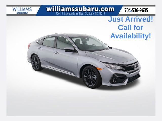 Lunar Silver Metallic 2020 Honda Civic Hatchback EX FWD Hatchback Front-Wheel Drive Continuously Variable Transmission