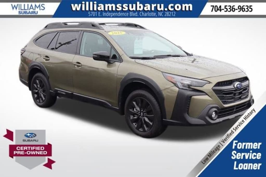 Certified 2025 Subaru Outback Onyx Edition Onyx Edition AWD
