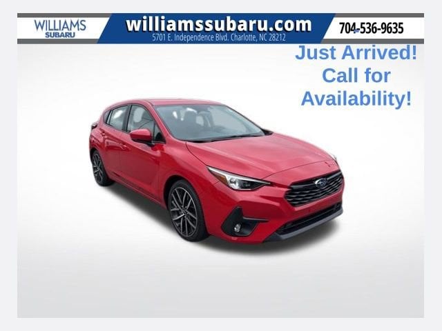 Pure Red 2025 Subaru Impreza Sport AWD Wagon All-Wheel Drive Continuously Variable Transmission