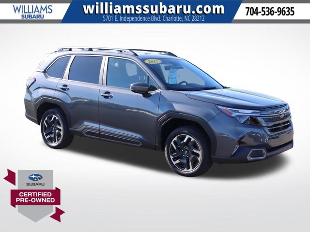 Magnetite Gray Metallic 2025 Subaru Forester Limited Crossover AWD SUV / Crossover All-Wheel Drive Continuously Variable Transmission