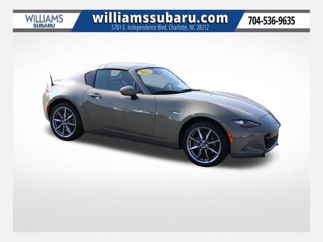 Zircon Sand 2023 Mazda MX-5 Miata RF Grand Touring RWD Convertible Rear-Wheel Drive Automatic