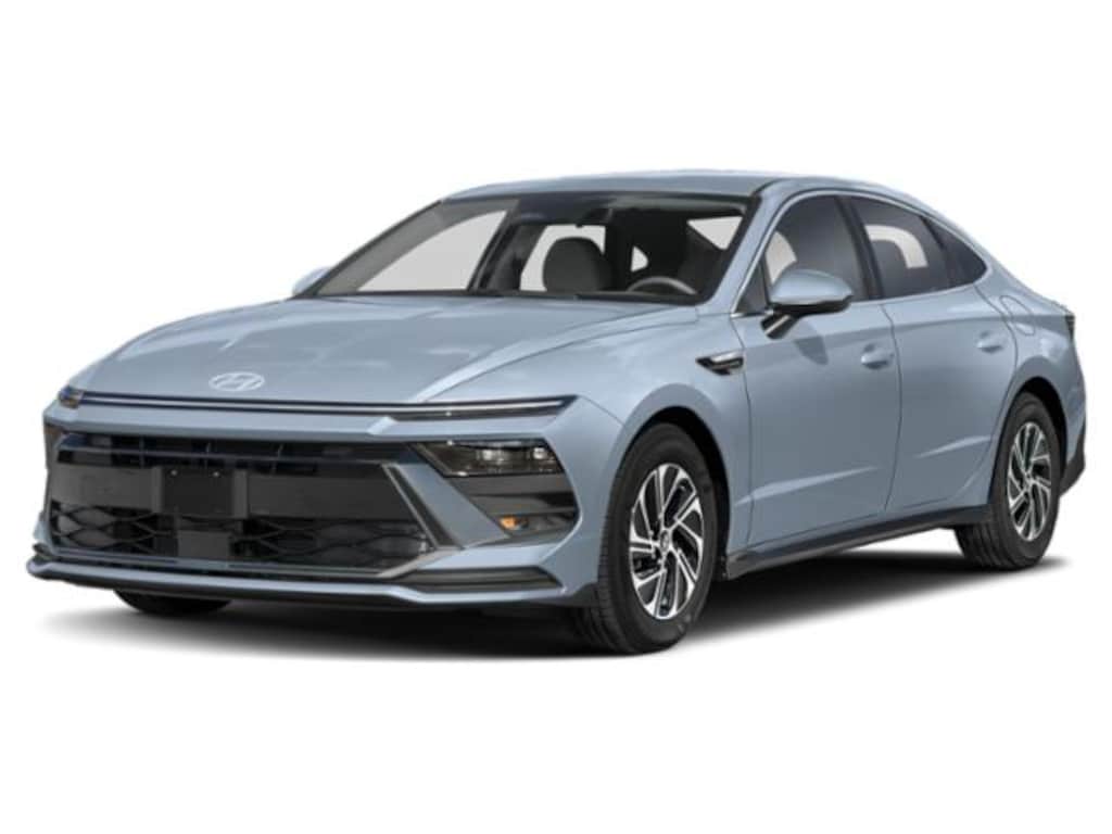 New 2026 Hyundai Sonata Hybrid Blue Car