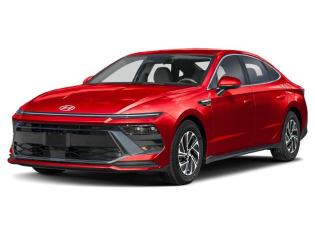 New 2026 Hyundai Sonata Hybrid Blue Car