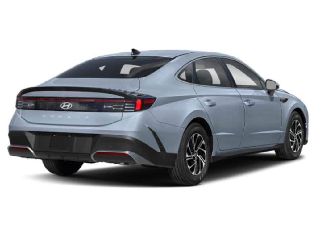 New 2026 Hyundai Sonata Hybrid Blue Car