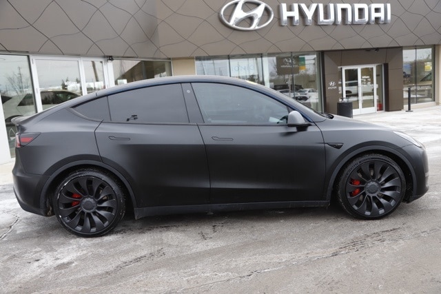 Used 2022 Tesla Model Y Performance with VIN 7SAYGDEF5NF373890 for sale in Meridian charter Township, MI