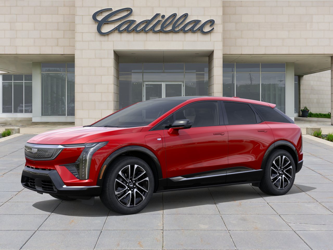 Radiant Red Tintcoat 2026 Cadillac OPTIQ Premium Sport AWD SUV / Crossover All-Wheel Drive 1-Speed Automatic